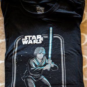 Black Kenner style Luke Skywalker tee